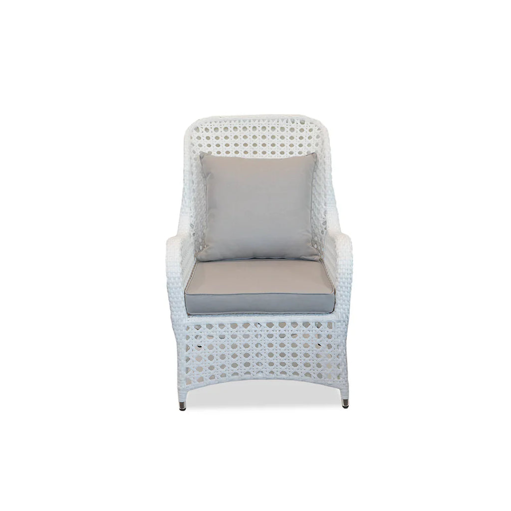 Virasat Outdoor Sofa Set 2 Seater, 2 Single Seater and 1 Center Table (White)-VIRASAT FURNITURE & FURNISHING