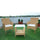 Virasat Outdoor Patio Seating Set 2 Chairs and 1 Table Set (Cream)-VIRASAT FURNITURE & FURNISHING