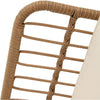Virasat Outdoor Garden Balcony Sofa Set 5 Seater and 1 Center Table Set (Tan + Beige)-VIRASAT FURNITURE & FURNISHING