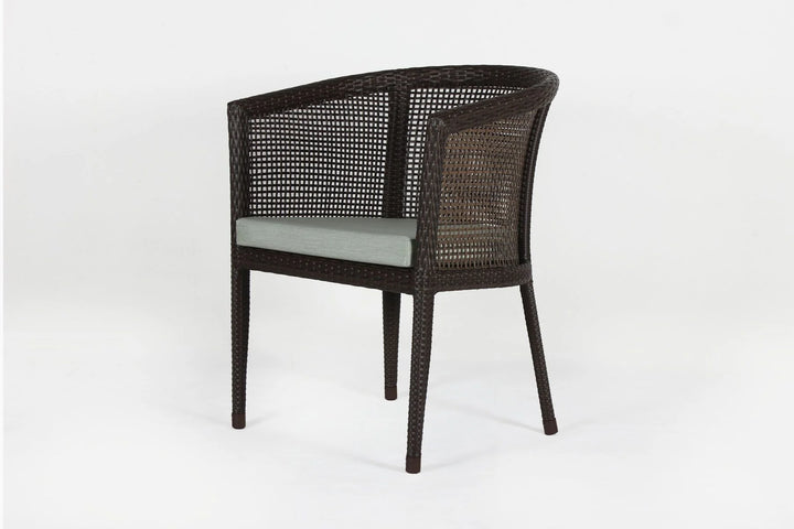 Virasat Outdoor Patio Seating Set 2 Chairs and 1 Table Set (Brown)