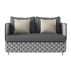 Virasat Outdoor Garden Balcony Sofa Set 2 Seater, 2 Single seater and 1 Center Table Set, Braid & Rope (Grey)-VIRASAT FURNITURE & FURNISHING
