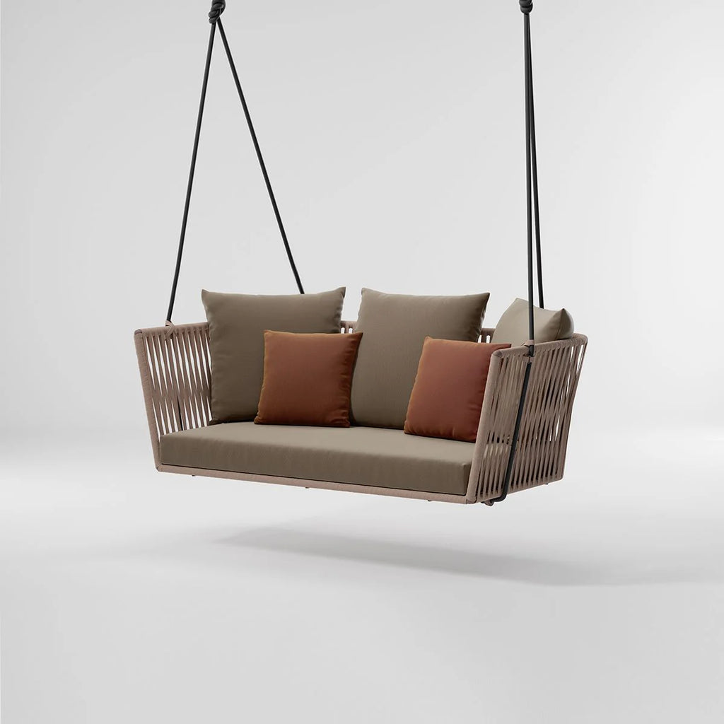 Virasat Double Seater Hanging Swing Without Stand For Balcony, Garden Swing Braided & Rope-VIRASAT FURNITURE & FURNISHING