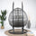 Virasat Double Seater Hanging Swing With Stand For Balcony, Garden Swing (Grey)-VIRASAT FURNITURE & FURNISHING