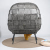 Virasat Double Seater Swing Basket For Balcony & Garden (Grey)-VIRASAT FURNITURE & FURNISHING