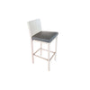 Virasat Outdoor Patio Bar Set, 4 Chairs and 1 Table For Balcony (White)-VIRASAT FURNITURE & FURNISHING