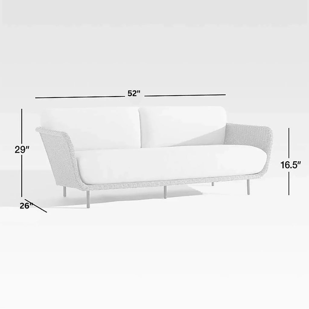 Virasat Outdoor Sofa Set 2 Seater, 1 Single Seater and 1 Center Table (Light Brown)-VIRASAT FURNITURE & FURNISHING