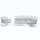 VIRASAT FURNITURE OUTDOOR ROPE SOFA SET 6-SEATER WITH CENTER TABLE (GREY) - BRAIDED GARDEN & BALCONY SET