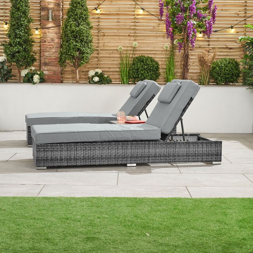 Virasat Outdoor Swimming Poolside Lounger Set of 2-VIRASAT FURNITURE & FURNISHING