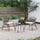 Virasat Outdoor Patio Seating Set 2 Chairs and 1 Table Set (Khaki)-VIRASAT FURNITURE & FURNISHING