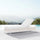 Virasat Outdoor Swimming Poolside Lounger (White) Braided & Rope-VIRASAT FURNITURE & FURNISHING