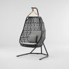 Virasat Single Seater Hanging Swing With Stand For Balcony, Garden Swing-VIRASAT FURNITURE & FURNISHING