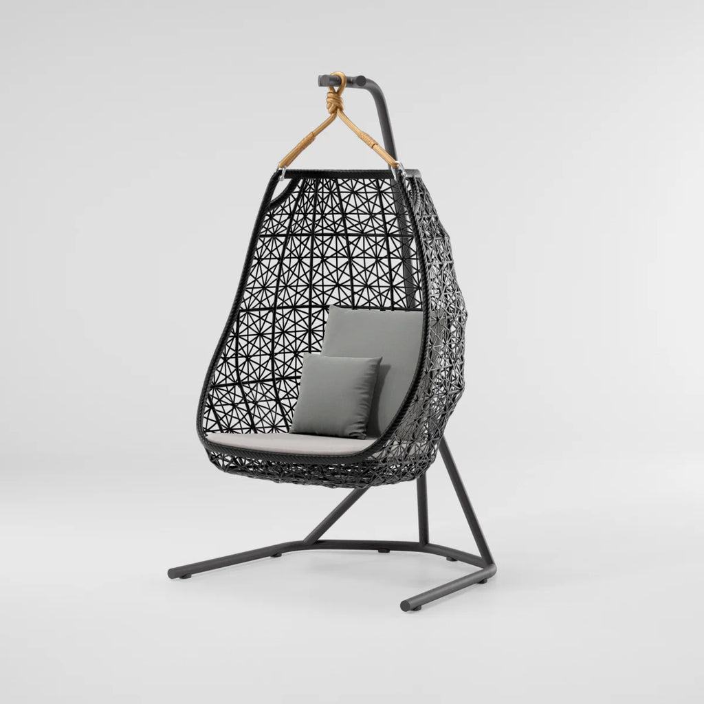 Virasat Single Seater Hanging Swing With Stand For Balcony, Garden Swing-VIRASAT FURNITURE & FURNISHING