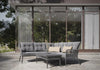 Virasat Outdoor Garden Balcony Sofa Set 5 Seater and 1 Center Table Set, Braid & Rope (Dark + Grey)-VIRASAT FURNITURE & FURNISHING