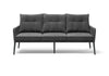 Virasat Outdoor Garden Balcony Sofa Set 5 Seater and 1 Center Table Set, Braid & Rope (Dark + Grey)-VIRASAT FURNITURE & FURNISHING