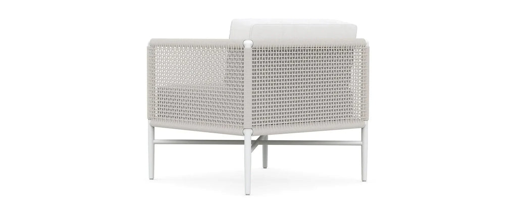 Virasat Outdoor Garden Balcony Sofa Set 2 Seater and 2 Single Seater With 1 Center Table Set, Braid & Rope (White + Beige)-VIRASAT FURNITURE & FURNISHING