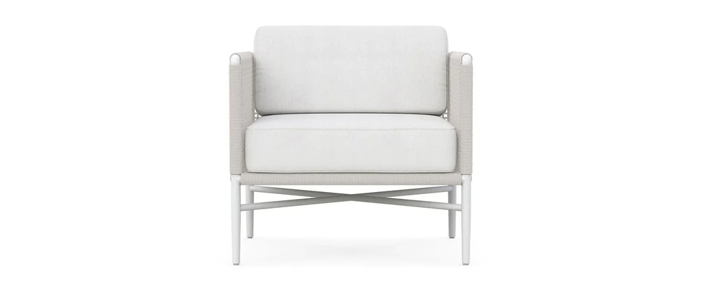 Virasat Outdoor Garden Balcony Sofa Set 2 Seater and 2 Single Seater With 1 Center Table Set, Braid & Rope (White + Beige)-VIRASAT FURNITURE & FURNISHING