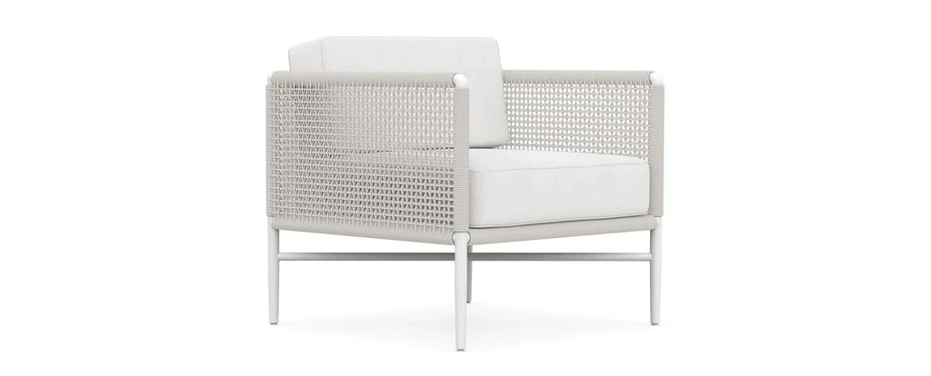 Virasat Outdoor Garden Balcony Sofa Set 2 Seater and 2 Single Seater With 1 Center Table Set, Braid & Rope (White + Beige)-VIRASAT FURNITURE & FURNISHING