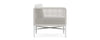 Virasat Outdoor Garden Balcony Sofa Set 2 Seater and 2 Single Seater With 1 Center Table Set, Braid & Rope (White + Beige)-VIRASAT FURNITURE & FURNISHING