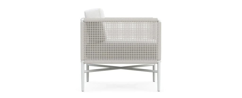 Virasat Outdoor Garden Balcony Sofa Set 2 Seater and 2 Single Seater With 1 Center Table Set, Braid & Rope (White + Beige)-VIRASAT FURNITURE & FURNISHING