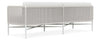 Virasat Outdoor Garden Balcony Sofa Set 2 Seater and 2 Single Seater With 1 Center Table Set, Braid & Rope (White + Beige)-VIRASAT FURNITURE & FURNISHING