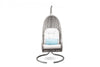 Virasat Single Seater Hanging Swing With Stand For Balcony, Garden Swing (Grey)-VIRASAT FURNITURE & FURNISHING