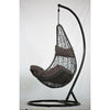 Virasat Single Seater Hanging Swing With Stand For Balcony, Garden Swing (Dark Brown)-VIRASAT FURNITURE & FURNISHING
