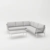 Virasat Outdoor Garden Balcony Sofa Set 5 Seater and 1 Center Table Set, Braided & Rope (Grey)-VIRASAT FURNITURE & FURNISHING