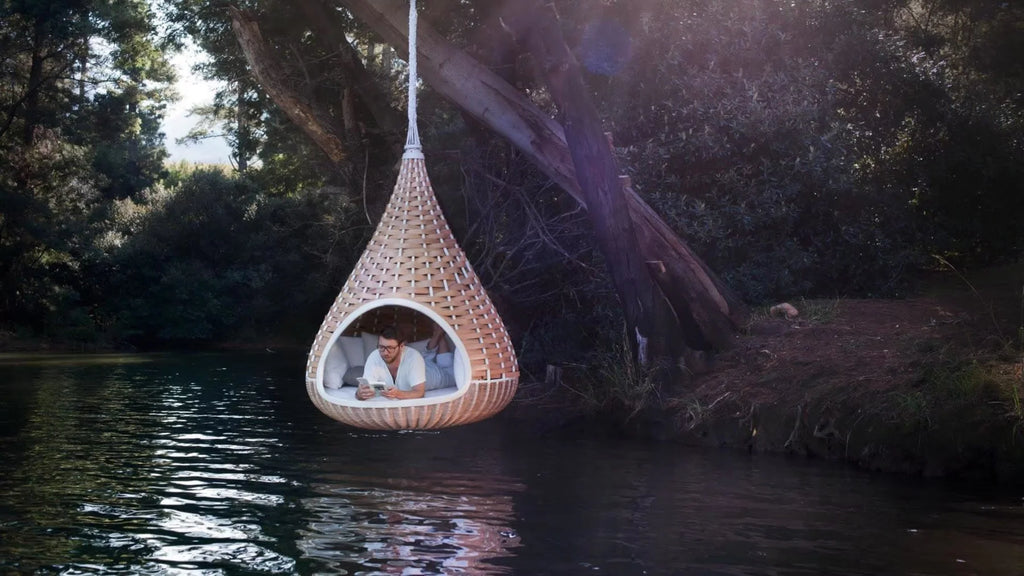 Virasat Three Seater Hanging Swing Without Stand For Balcony, Garden Swing (Honey)-VIRASAT FURNITURE & FURNISHING