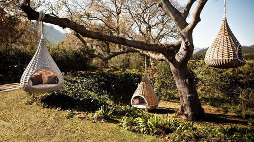 Virasat Three Seater Hanging Swing Without Stand For Balcony, Garden Swing (Honey)-VIRASAT FURNITURE & FURNISHING