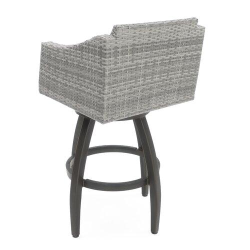 Virasat Outdoor Patio Bar Sets 4 Chairs and 1 Table (Grey)-VIRASAT FURNITURE & FURNISHING