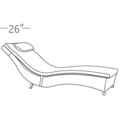 Virasat Outdoor Swimming Poolside Lounger Brown-VIRASAT FURNITURE & FURNISHING