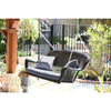 Virasat Double Seater Hanging Swing Without Stand For Balcony, Garden Swing, (Black)-VIRASAT FURNITURE & FURNISHING