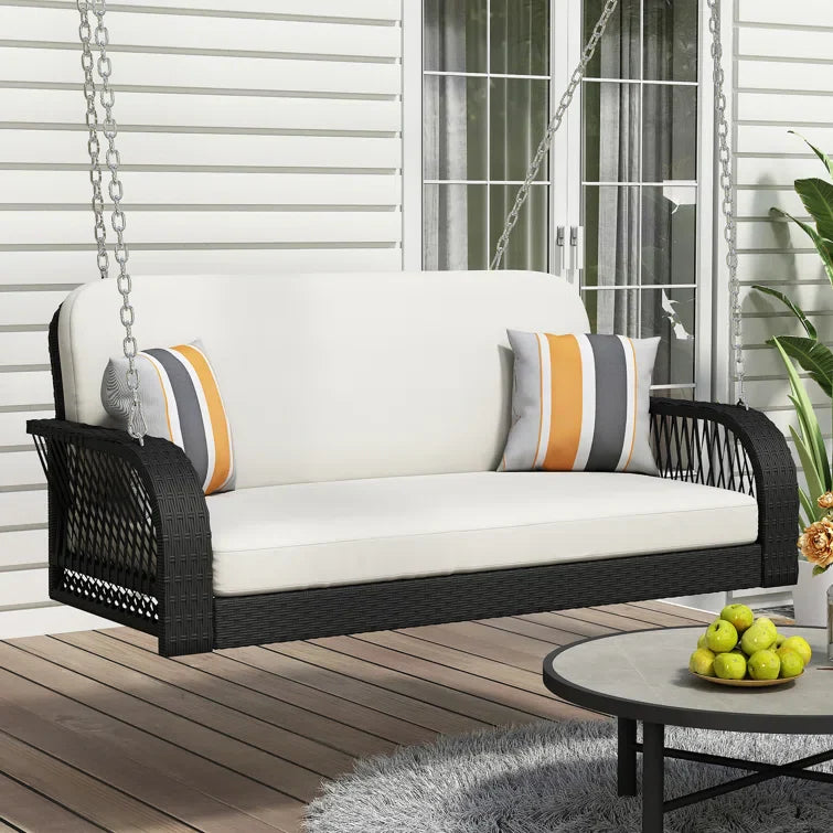 Virasat Double Seater Hanging Swing Without Stand For Balcony, Garden Swing-VIRASAT FURNITURE & FURNISHING