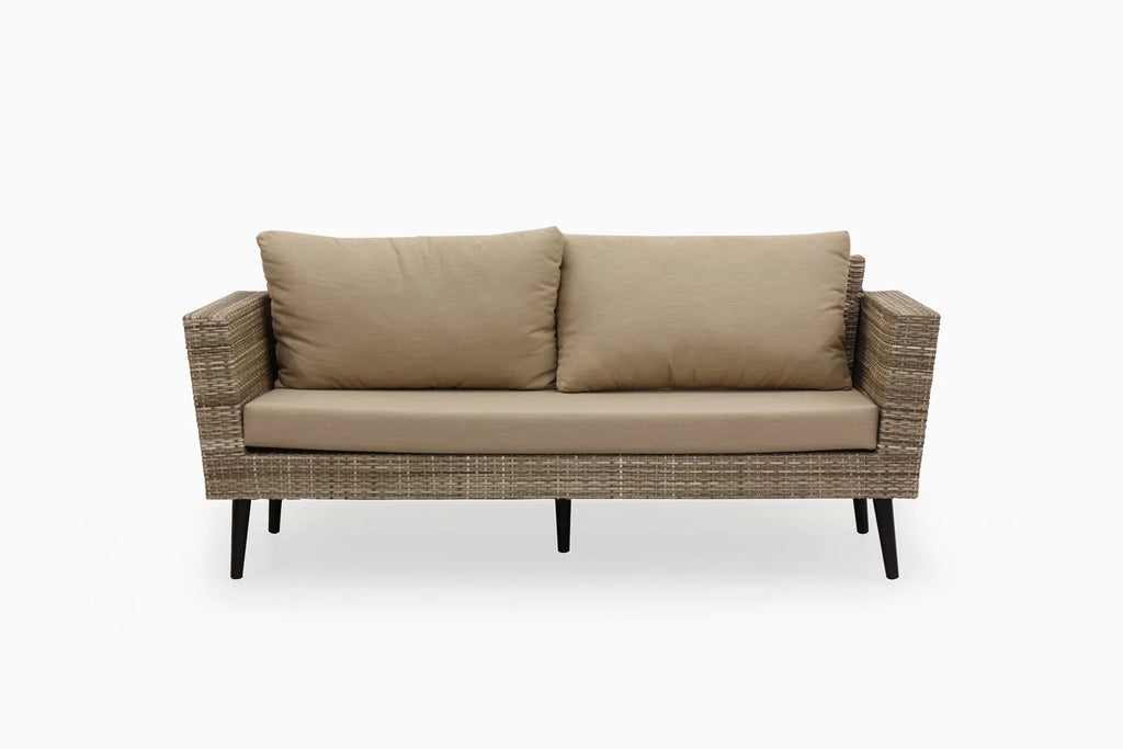 Virasat Outdoor Sofa Set 2 Seater, 2 Single Seater and 1 Center Table (Seashell)-VIRASAT FURNITURE & FURNISHING