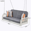 Virasat Double Seater Hanging Swing Without Stand For Balcony, Garden Swing-VIRASAT FURNITURE & FURNISHING