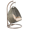 Virasat Double Seater Hanging Swing With Stand For Balcony, Garden Swing (Dark Grey)-VIRASAT FURNITURE & FURNISHING