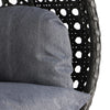 Virasat Double Seater Hanging Swing With Stand For Balcony, Garden Swing (Dark Grey)-VIRASAT FURNITURE & FURNISHING