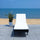 Virasat Outdoor Swimming Poolside Lounger Black-VIRASAT FURNITURE & FURNISHING