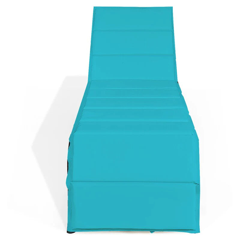 Virasat Outdoor Swimming Poolside Lounger Black-VIRASAT FURNITURE & FURNISHING