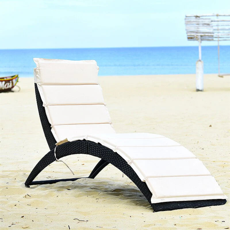 Virasat Outdoor Swimming Poolside Lounger Brown-VIRASAT FURNITURE & FURNISHING