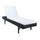 Virasat Outdoor Swimming Poolside Lounger Black-VIRASAT FURNITURE & FURNISHING