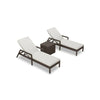 Virasat Outdoor Swimming Poolside Lounger Set of 2 Brown-VIRASAT FURNITURE & FURNISHING