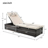 Virasat Outdoor Swimming Poolside Lounger Set of 2 Brown-VIRASAT FURNITURE & FURNISHING