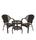 Virasat Outdoor Patio Seating Set 2 Chairs and Table-VIRASAT FURNITURE & FURNISHING