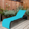 Virasat Outdoor Swimming Poolside Lounger Black-VIRASAT FURNITURE & FURNISHING