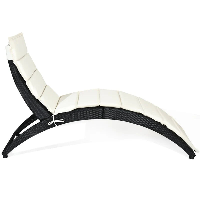 Virasat Outdoor Swimming Poolside Lounger Brown-VIRASAT FURNITURE & FURNISHING