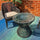 Virasat Outdoor Patio Seating Set 2 Chairs and 1 Table Set Brown-VIRASAT FURNITURE & FURNISHING