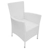 Virasat Outdoor Patio Dining Set 8 Chairs and 1 Table (White)-VIRASAT FURNITURE & FURNISHING