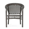 Virasat Outdoor Patio Dining Set 6 Chairs and 1 Table (Dark Brown)-VIRASAT FURNITURE & FURNISHING