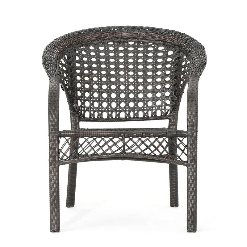 Virasat Outdoor Patio Dining Set 6 Chairs and 1 Table (Dark Brown)-VIRASAT FURNITURE & FURNISHING
